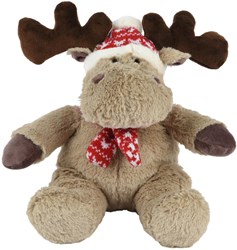 Pluche rendier knuffel 25cm zacht speelgoed rendier