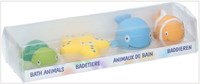 Animaux marins de bain jouet - set de 4 pièces - jouets de bain colorés