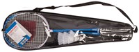 Badmintonset sport speelgoed - 2 rackets, 3 shuttles, hoes, multicolor-3