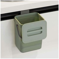 Afvalbak keuken groen 3L - compact afvalbakje voor keukenafval-2