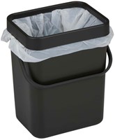Afvalbak keuken groen 3L - compact afvalbakje voor keukenafval-3