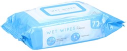 Lingettes nettoyantes humides tout-en-un 72 pièces pour enfants