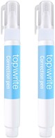 Correctiepen set - correctiepennen wit 2x 7ml 13 cm-2