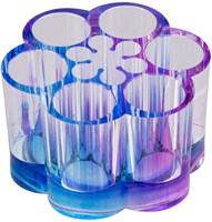 Make-up Organizer kwastenhouder blauw - 7 vakken make-up tafel-2