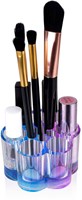 Make-up Organizer kwastenhouder blauw - 7 vakken make-up tafel-3