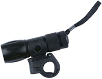 Edco phare de vélo LED lampe torche noire avec fixation guidon-2