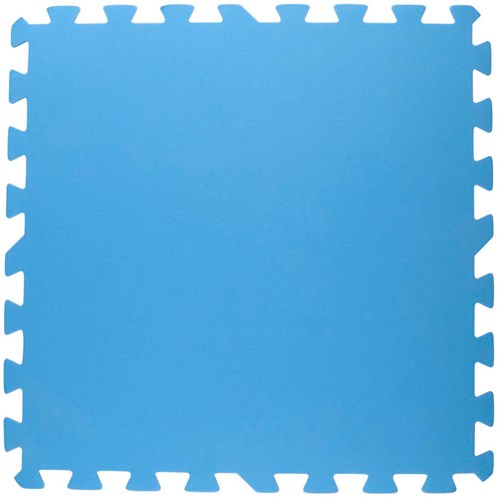 Edco zwembadmat set - zwembad bescherming 9 stuks blauw-2