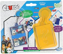 Hasbro Cluedo mini spel sleutelhanger - reisspel voor kinderen