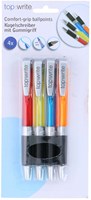 Balpennen met grip - set van 4 stuks voor kinderen - multi kleuren