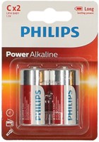Pile alcaline Philips C Powerlife LR14 - 2 pièces énergie jouets-2