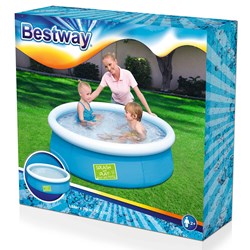 Bestway piscine gonflable Fast Set 152x38cm enfants jardin été