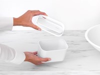 Brabantia badkamer afvalbakje kunststof - MindSet White hygiënisch-3