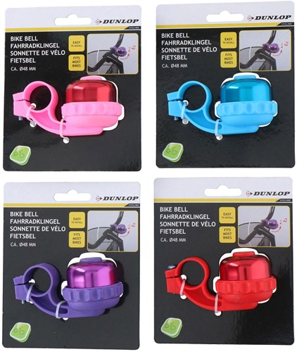 Cloche de vélo colorée aluminium - accessoire vélo multicolore