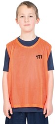Megaform trainingshesje XS oranje sport vest voor kinderen
