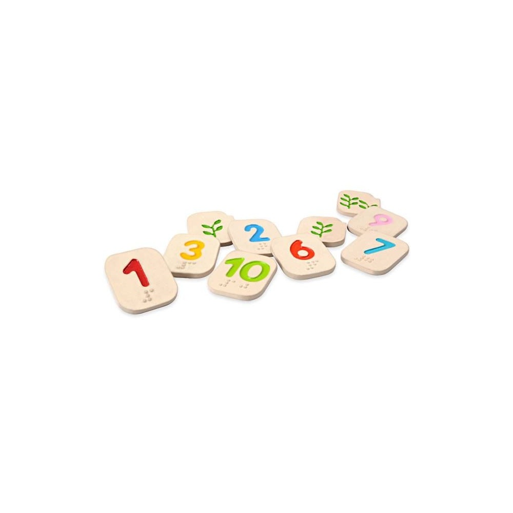 Toys braille nummers 1-10