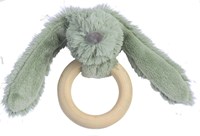Happy Horse houten bijtring konijn Richie groen FSC baby cadeau