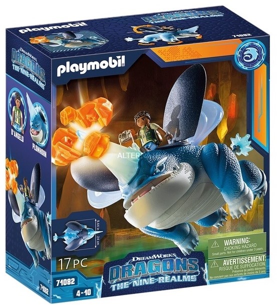 Radioactief Confronteren wenselijk Playmobil How To Train Your Dragon - Dragons: The Nine Realms - Plowhorn &  D'Angelo 71082 Planet Happy BE