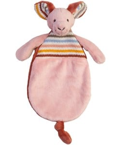 Happy Horse knuffeldoekje Kangoeroe Katey - 24 cm roze baby cadeau