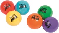 Megaform balles de jeu - set de 6 balles colorées 7cm jouet enfant