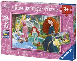 Ravensburger puzzle Dans la monde des Princesses Disney 2 x 12p