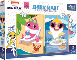 Trefl puzzle - Maxi puzzle Baby Shark - 2 puzzles - 10 pièces