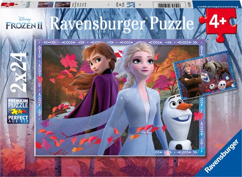 Ravensburger puzzel Disney Frozen 2 - 2x 24 stukjes