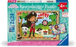 Ravensburger puzzel Gabby's Dollhouse - Legpuzzel - 2x24 stukjes