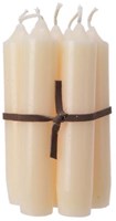 Decoris kaarsen dinerkaarsen wax 7 stuks creme sfeervol interieur
