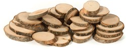 Eduplay jouet en bois Nature wood slices oval set de 30 pièces