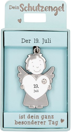 Depesche beschermengel hanger sleutelhanger 19 juli cadeau