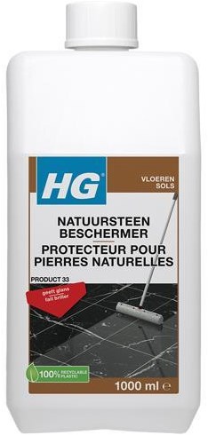 HG natuursteen vloerbeschermer 1L beschermt en laat glanzen