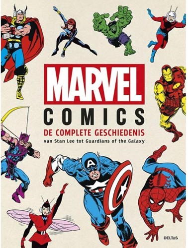 Deltas Marvel comics boek - Complete geschiedenis superhelden Marvel