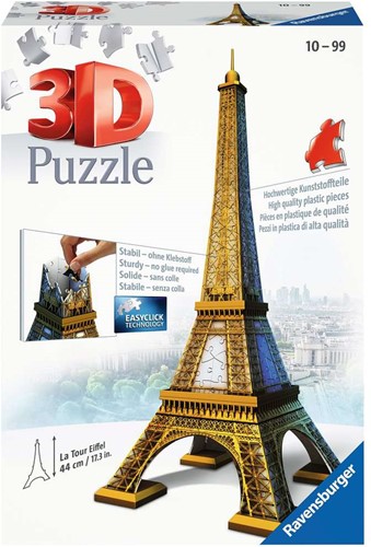 Ravensburger 3D puzzel gebouw Eiffeltoren - 216 stukjes