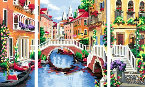 Ravensburger peinture par numéros - Coffret CreArt Venetian Dreams-3