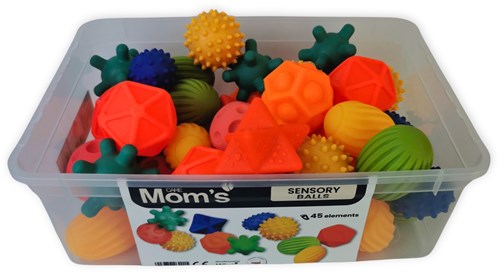 Mom's Care balles sensorielles jouet - 45 pièces - éducatif-3