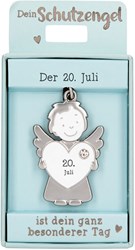 Depesche beschermengel hanger sleutelhanger 20 juli geluksbrenger cadeau