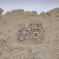 Grennn emporte-pièce tracteur plastique biodégradable pour pâte à modeler et sable-2