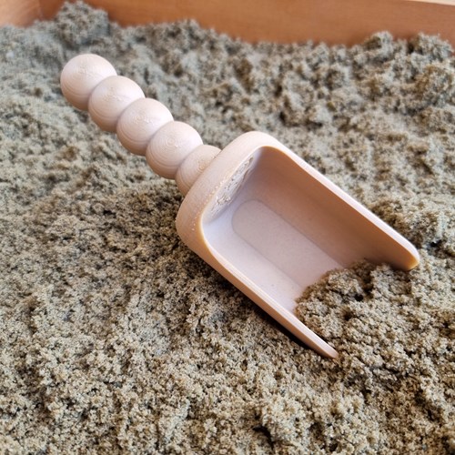 Grennn pelle de jeu XL jouet écologique imprimé beige-3