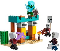 LEGO Minecraft woestijn bouwset met Illagers en cactusridder - 21267-2