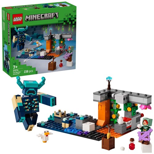 LEGO Minecraft set de construction La rencontre avec le Gardien - 21274-3