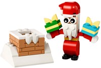 LEGO bouwset kerstman schoorsteen cadeau 30692 speelgoed-2