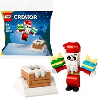 LEGO bouwset kerstman schoorsteen cadeau 30692 speelgoed-3