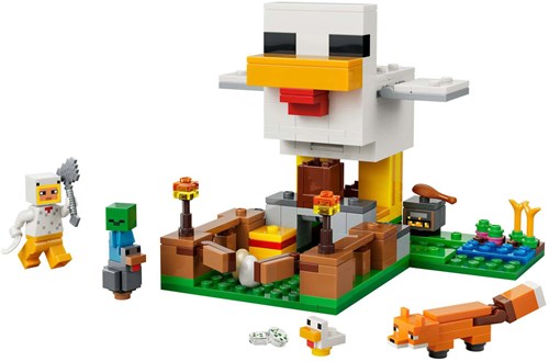 LEGO Minecraft ferme à poulets set de construction - jouet créatif pour enfants-2