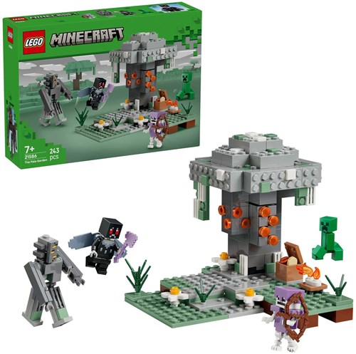 LEGO Minecraft set de construction Jardin Pâle avec figurines et accessoires-3