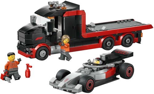 LEGO City camion F1 avec voiture de course Audi F1 - set de construction 60493-2