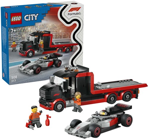 LEGO City F1 displaytruck met Audi F1 racewagen - bouwset 60493-3