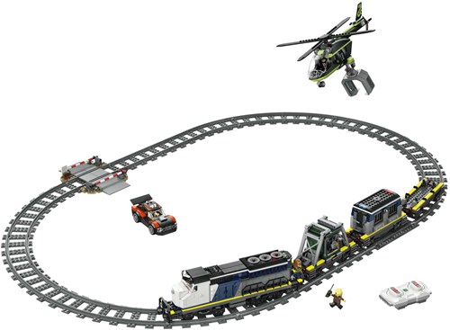 LEGO City Politietrein Speelgoedset - Overval, Helikopter & Auto 60508-2