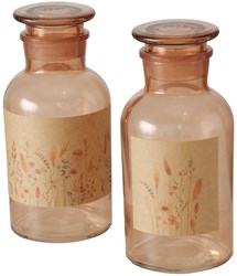 Boltze Home bouteille d'apothicaire en verre Kornelia décoration 22cm