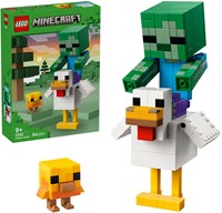 LEGO Minecraft set de construction Jockey de poulet - jouet créatif-3