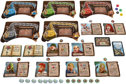 999 Games bordspel De Kwakzalvers van Kakelenburg De Alchemisten uitbreiding-2